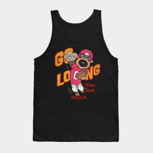 Funny Cute Doxie Dachshund Dog Football Tank Top